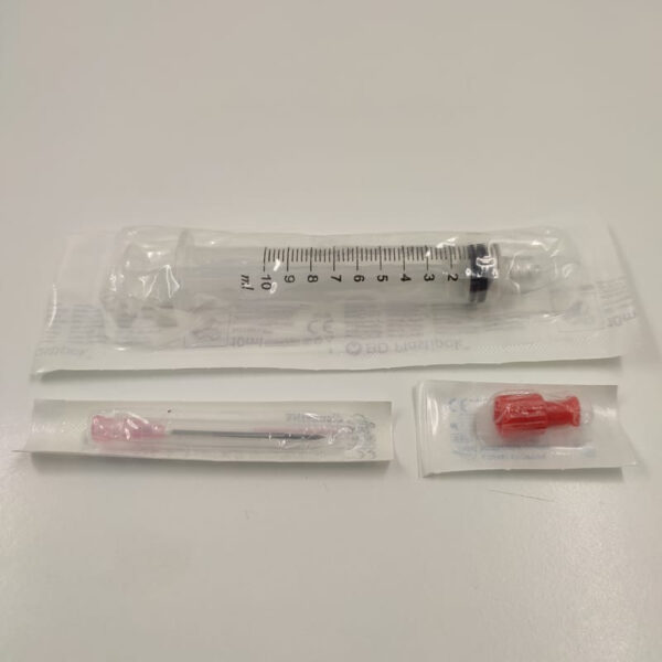 kit jeringa Luer-lock.