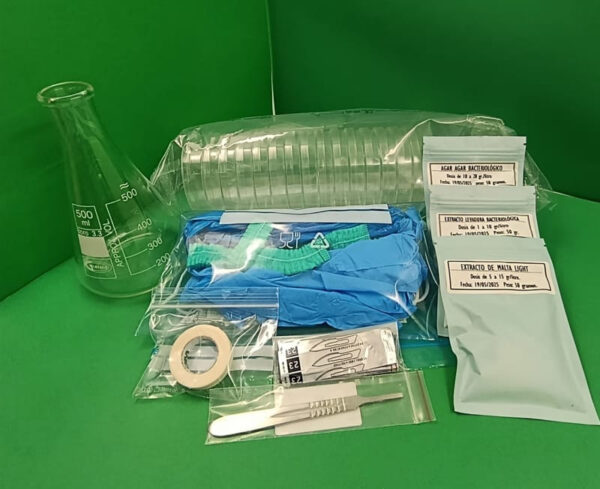 KIT MICOLÓGIA, PLACAS PETRIS.