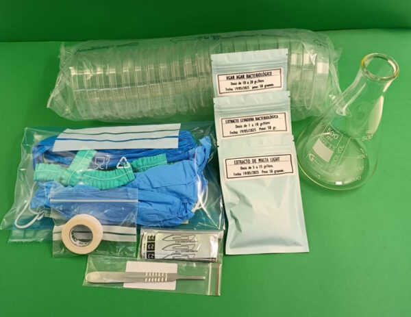 KIT MICOLÓGIA, PLACAS PETRIS.