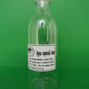 agua especial para el cultivo de setas