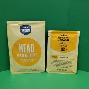 Pack Fermentación Hidromiel – Levadura M05 + Nutrientes (hasta 23L)